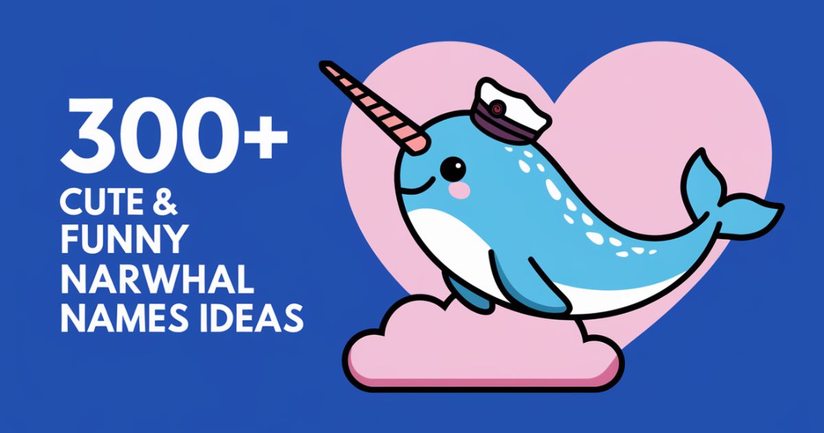 300+ Cute & Funny Narwhal Names with Meanings