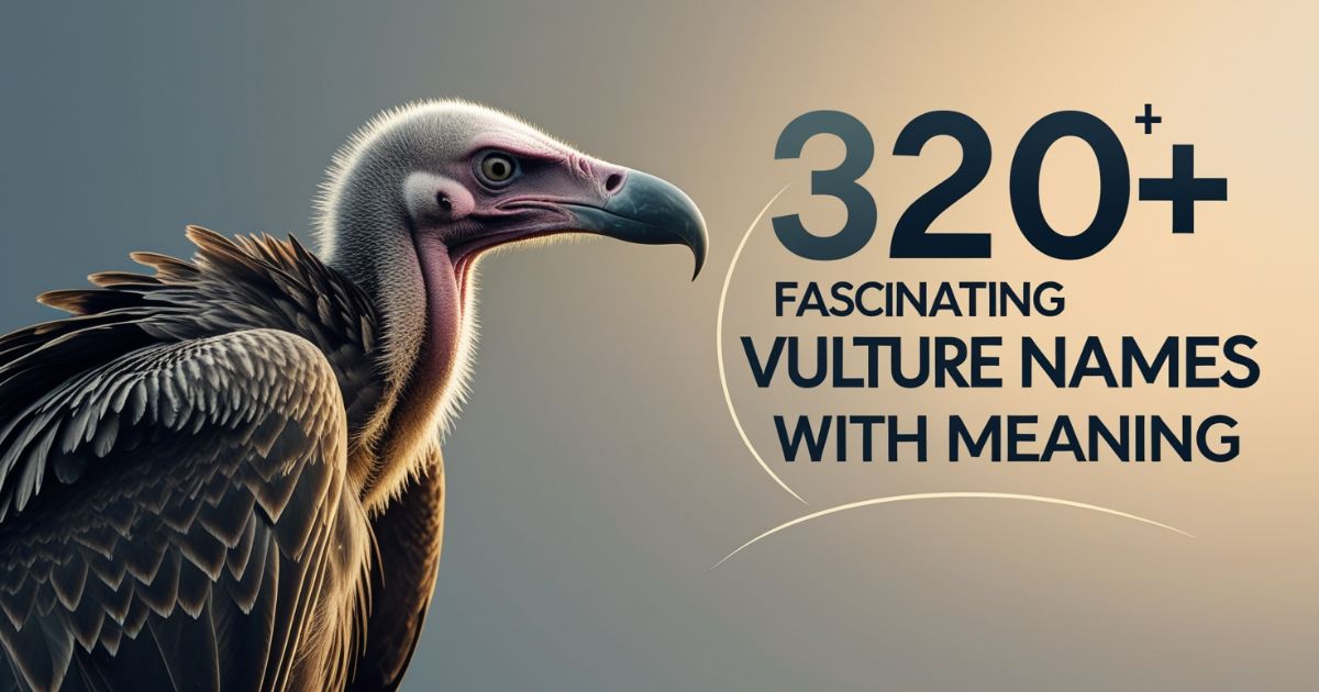 320+ Fascinating Vulture Names With Meaning