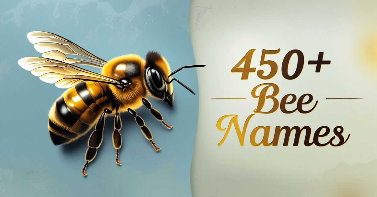 450+ Bee Names: Cute, Funny, Unique Ideas + AI Generator