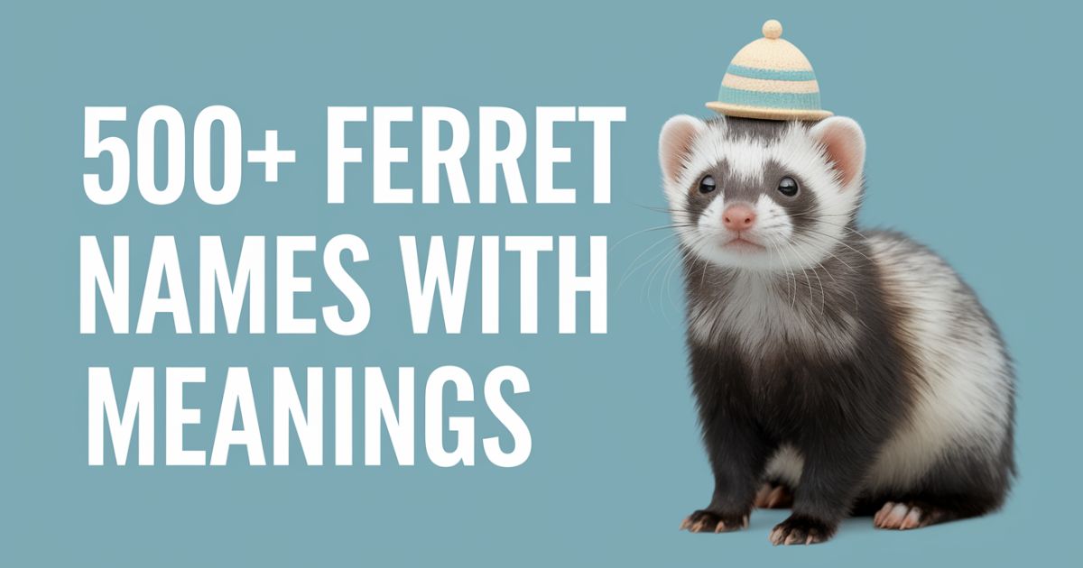 500+ Ferret Names | Fun & Cute with Meaning + AI Generator