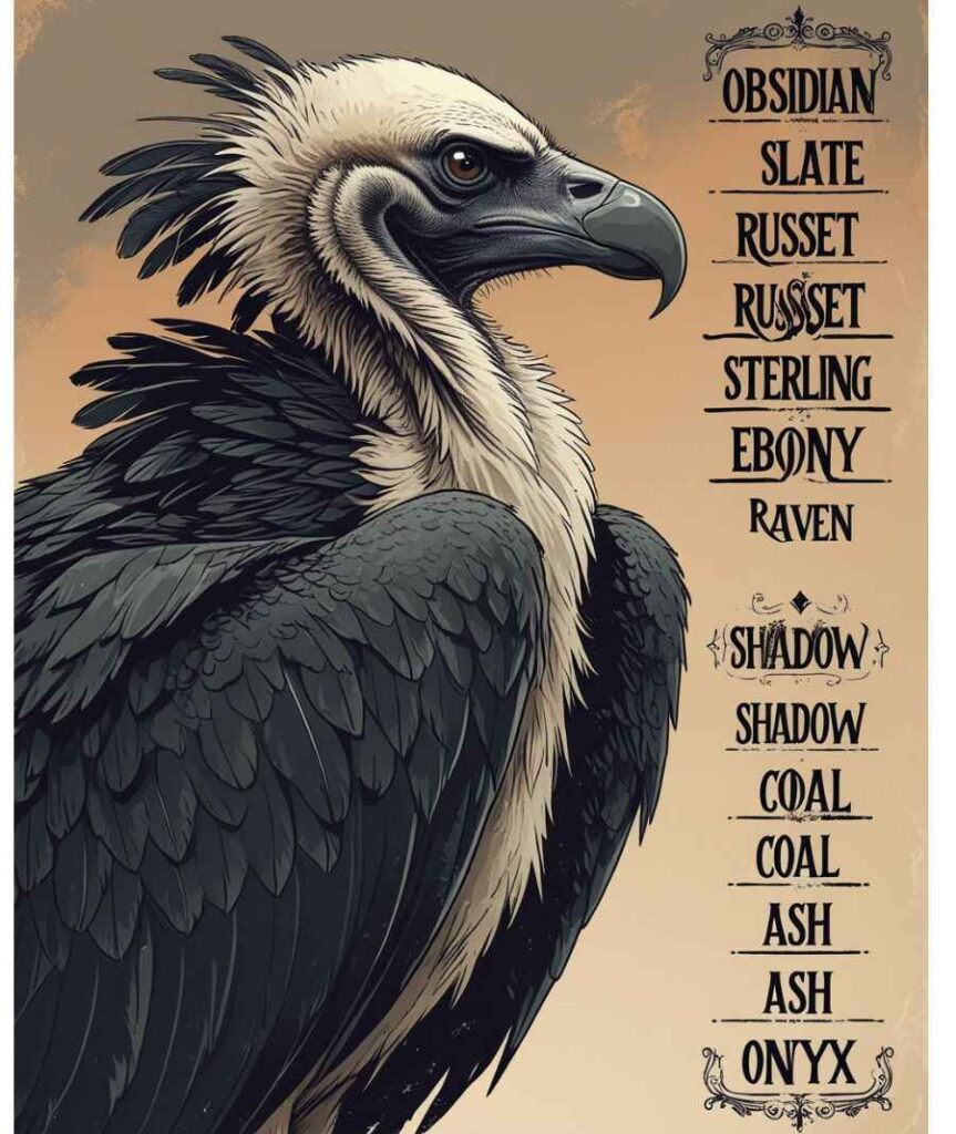 Physical Characteristic Vulture Name''s