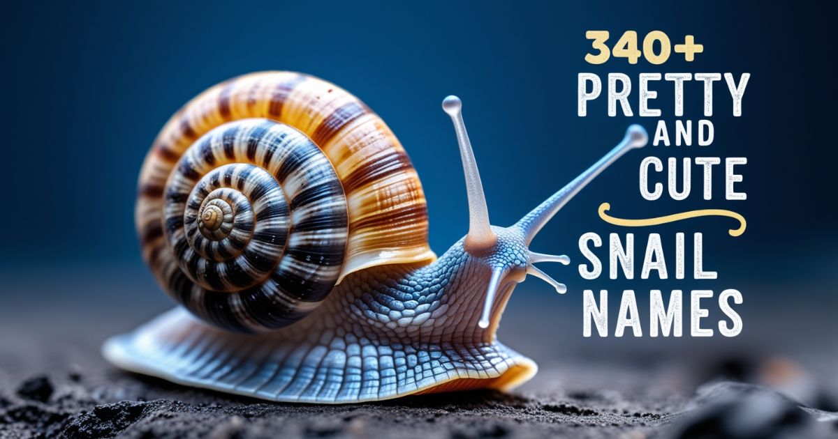 340+ Pretty And Cute Snail Names With Meanings