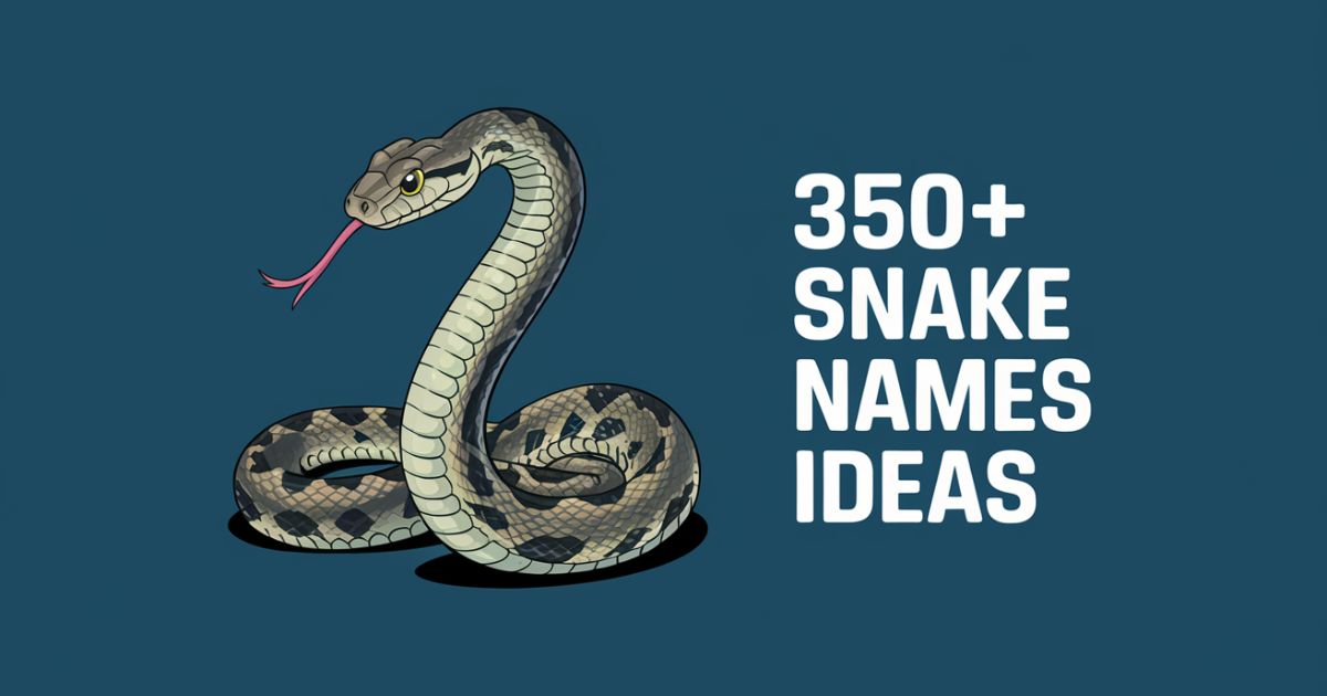 350+ Best Snake Names Ideas + Try Our AI Generator