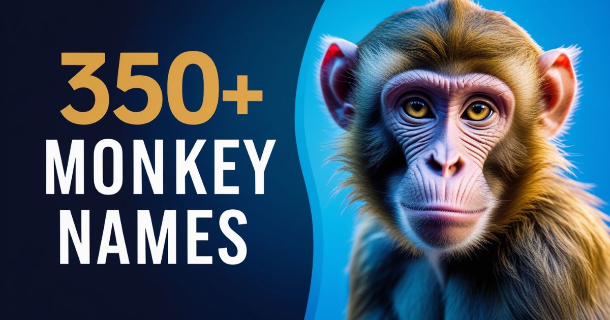 350+ Monkey Names: Funny, Cute, and Unique Ideas