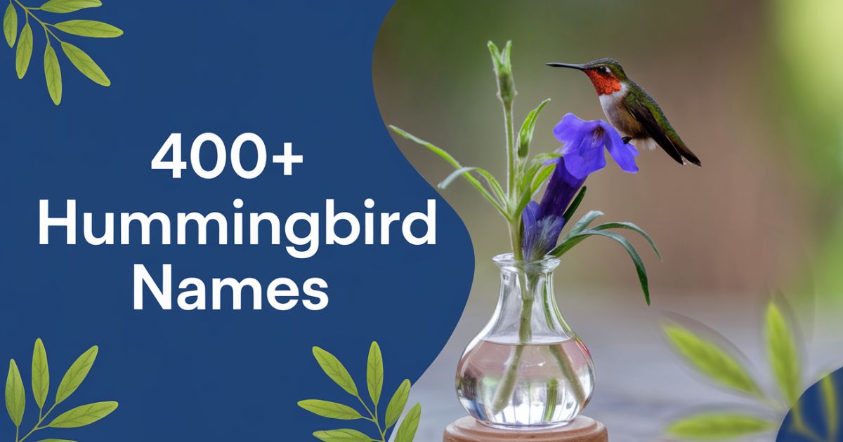 400+ Hummingbird Names [Fun & Meaningful Ideas]