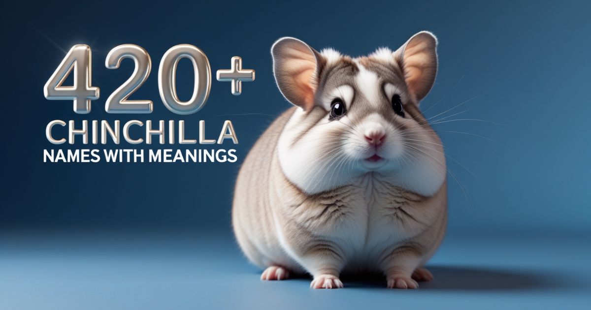 420+ Chinchilla Names With Meanings Cute Ideas