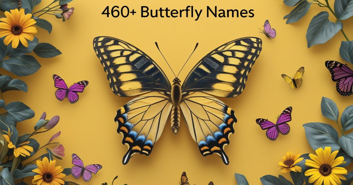 460+ Butterfly Names: Cute and Cool Ideas