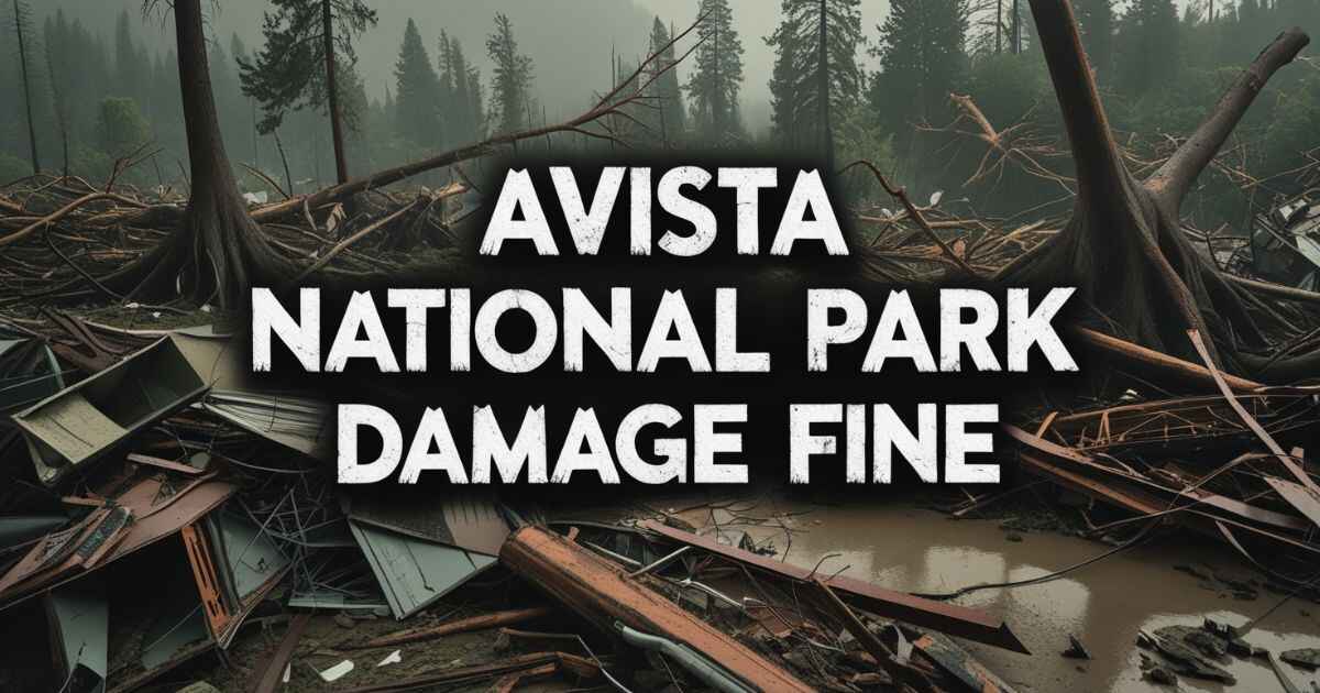 Avista National Park Damage Fine: Consequences & Prevention