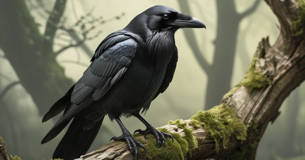 Black Carrion Crow