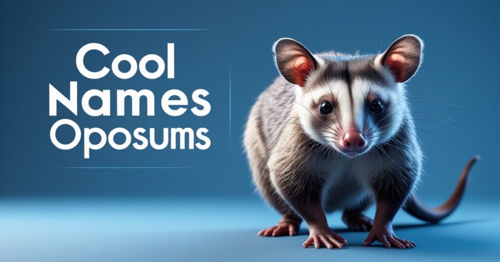 Cool Names Opossums