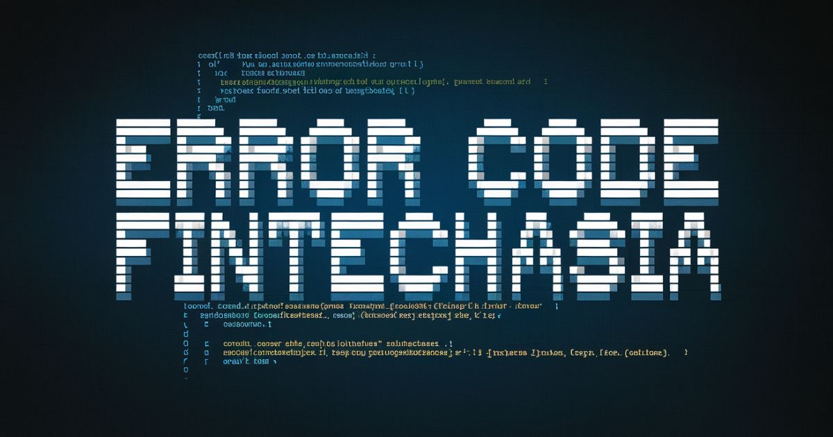 Error Code FintechAsia: Causes, Fixes & Prevention Tips