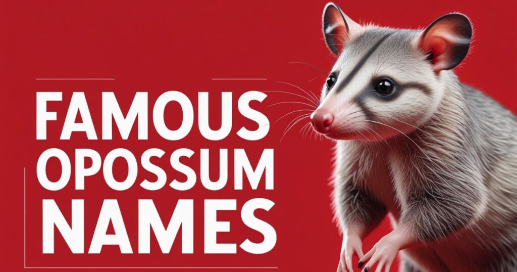 Famous Opossum Names