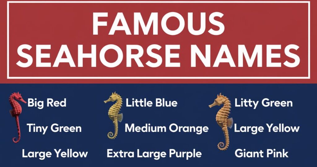 Famous Seahorse Names