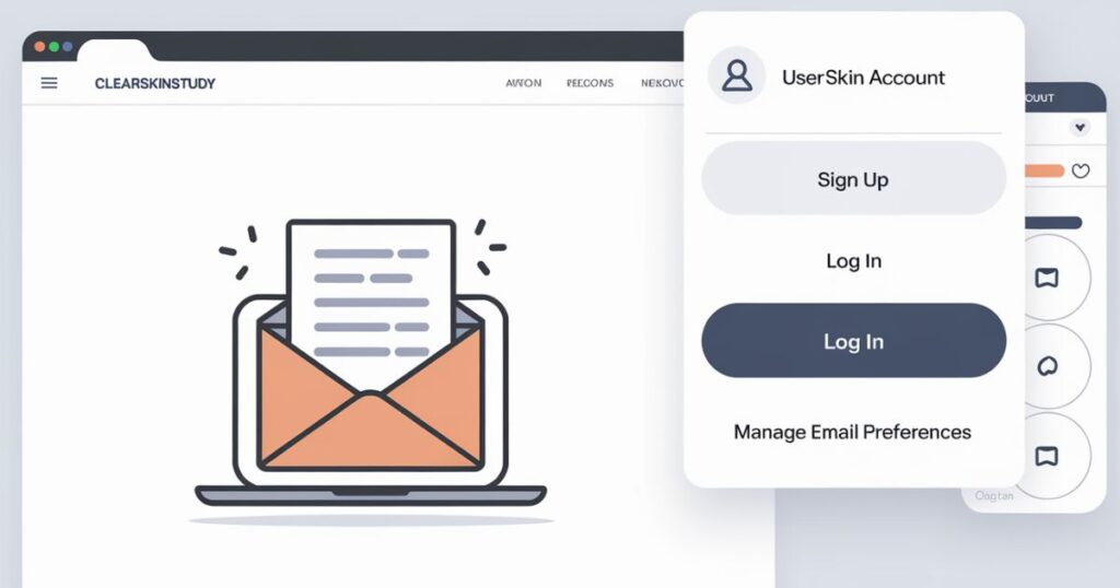 How to Sign Up and Manage Your Clearskinstudy Email Preferences