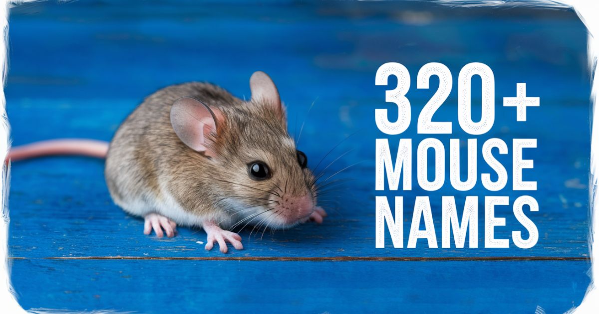 Mouse Names (320+ Cute Idea) + AI Generator