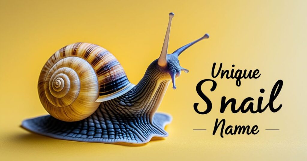 Unique Snail Name Ideas